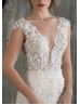 Cap Sleeves Beaded Lace Tulle Wedding Dress